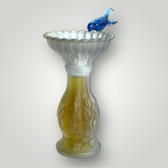 Vintage Avon Bird Bath with Blue Bird - Picture 3 of 11